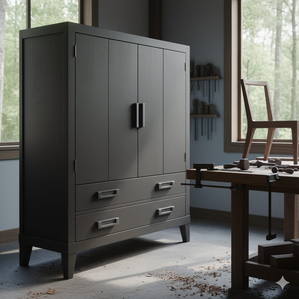 Armario a medida tonos gris